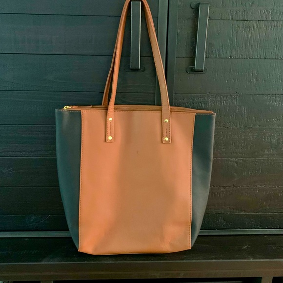 Joy Mangano genuine leather tote - Picture 4 of 7